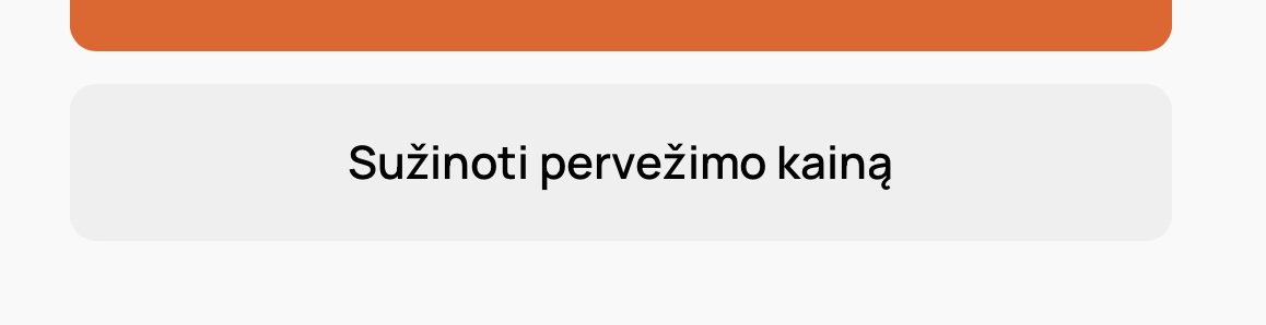 Sužinoti pervežimo kainą